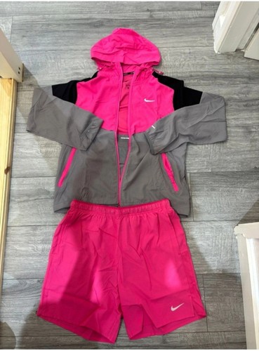 Nike pink grey - nike, tracksuit