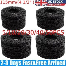 5-50x 115mm 4.5" Poly Strip Wheel Discs Paint Rust Remove Abrasive Angle Grinder