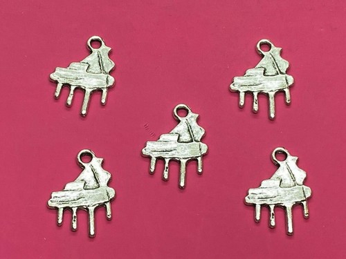 Tibetan silver piano grand - silver, piano/grand