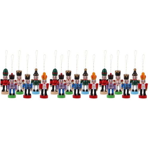 Multi color wooden nutcracker - multi,