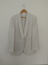 Vintage Cream Tuxedo Blazer 40
