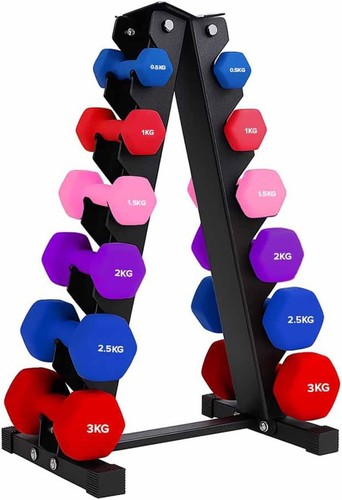 Ravian neoprene hex dumbbell - neoprene,