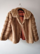 Tissavel Brown Faux Fur Jacket