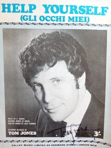Sir tom jones genuine signed - ,