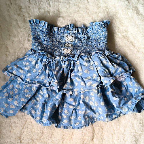River island blue white - river, floral
