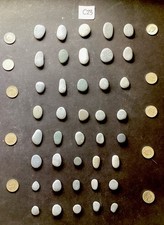40 Small Grey Painting Rocks