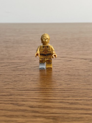 Lego 3po minifigure - c-3po, gold