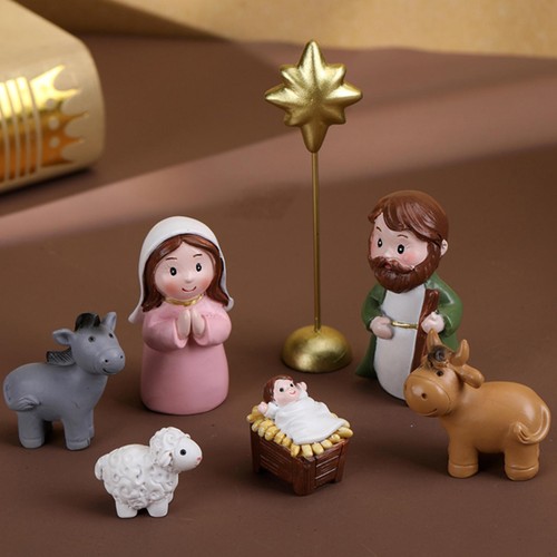 Mini christmas nativity scene - mini,