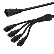 IEC320 C14 to 4 x C13 Power