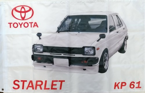 Toyota starlet flag - starlet,