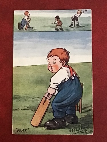 Early 1907 cricket themed - early,