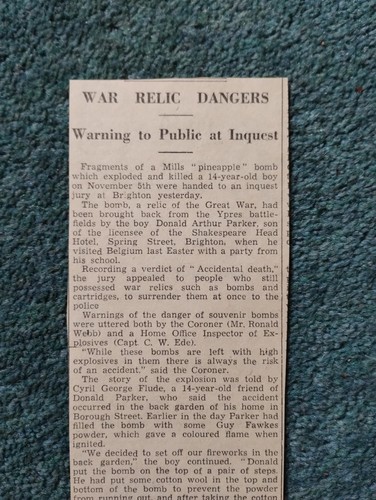Sk288 ephemera 1938 article - 1938,