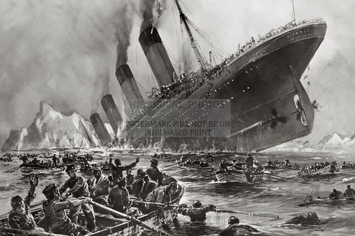 Rms titanic sinking artistic - rms,