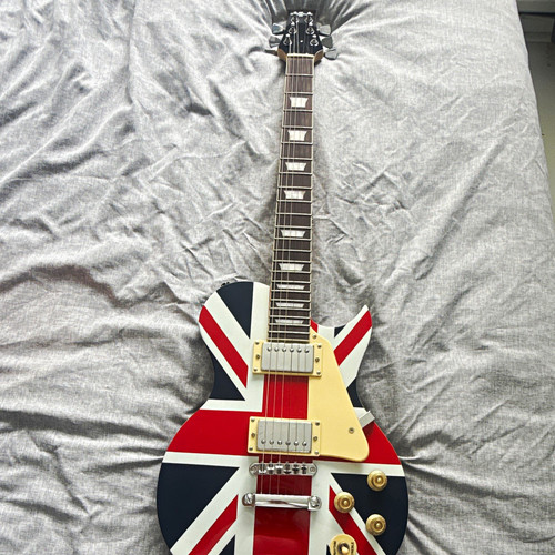 Electric guitar union jack - electric,
