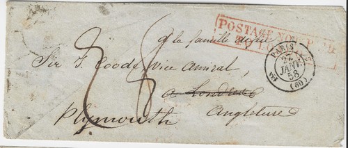 1858 stampless anglo french - stampless, anglo-french