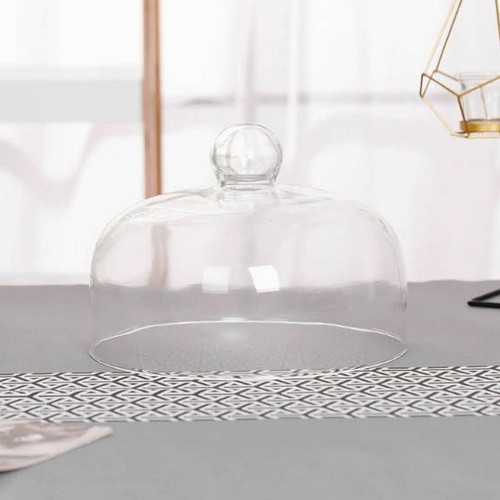 Glass cake stand cover - glass,