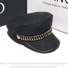 Hat Newsboy Cabbie Baker Boy Beret Flat Top Cap Casual Women Captain Sailor
