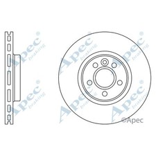 2x Brake Discs Vented For