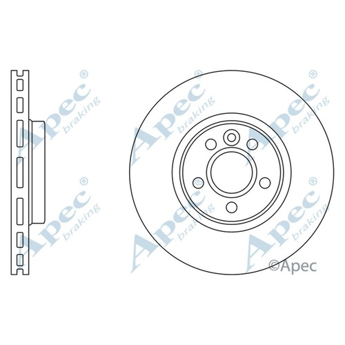 Brake discs vented for - 2x,