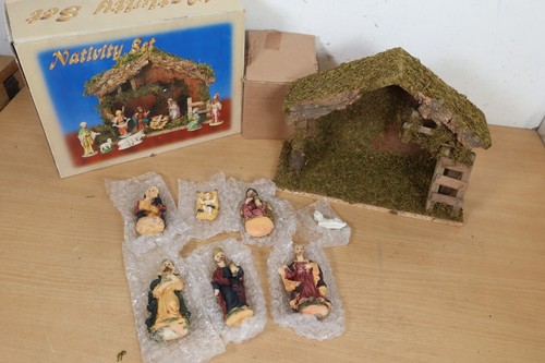 Vintage christmas nativity - vintage,
