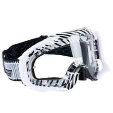 MT MX-PRO III MOTOCROSS MX ATV ENDURO GOGGLES ANTI FOG WHITE BLACK