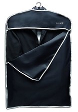 VAN MOTORHOME WARDROBE CLOTHES COAT GARMENT SUIT DUAL HANGER BAG ZIPPED COVER