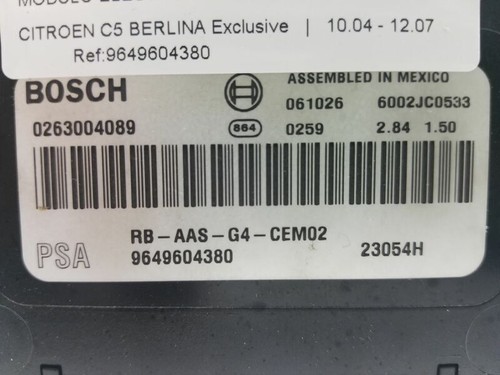 9649604380 electronics module