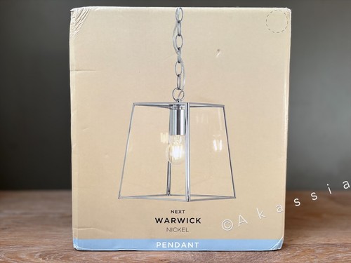 Next chrome warwick pendant - warwick,