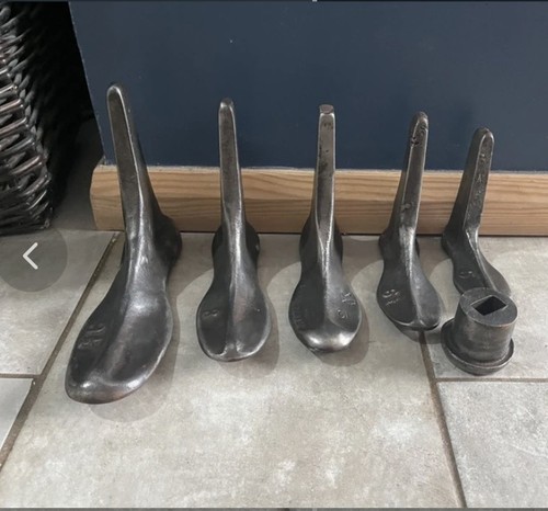 Cast iron shoes lasts - shoes, lasts-used