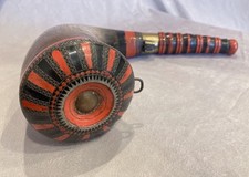 VERY NICE 19th CENTURY* ASIAN BURMESE CHIN STATE POWDER HORN