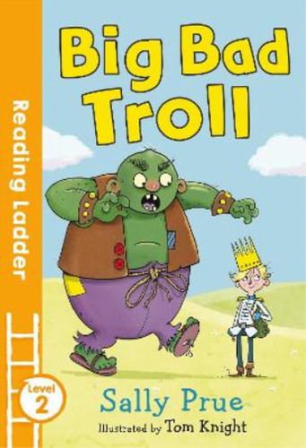 Big bad troll reading ladder - big,