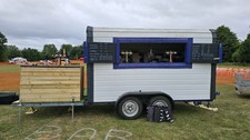 Cattle Trailer Mobile Bar Conversion With Additonal Side Mounted Platform