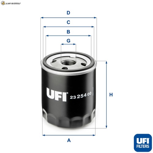 Oil filter 254 - filter, for