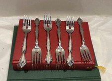 Set Of 6 Vintage Oneida Cake/