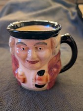 SHORTER ENGLAND CHARACTOR TOBY JUG  4 INCHES HIGH BY APROX4.25 LONG  SMALL SIZE