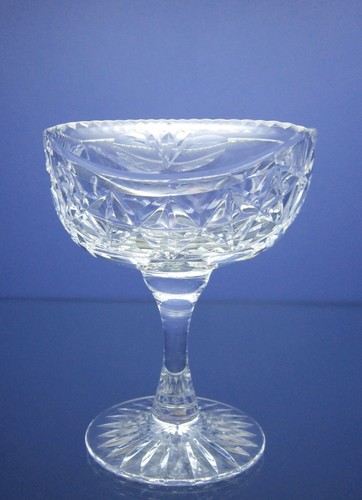 Unusual cut glass marmalade - cut,