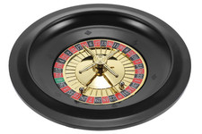 10 Inches Roulette Wheel,Plastic Wheel, Table Game Wheel Prop for Home Party
