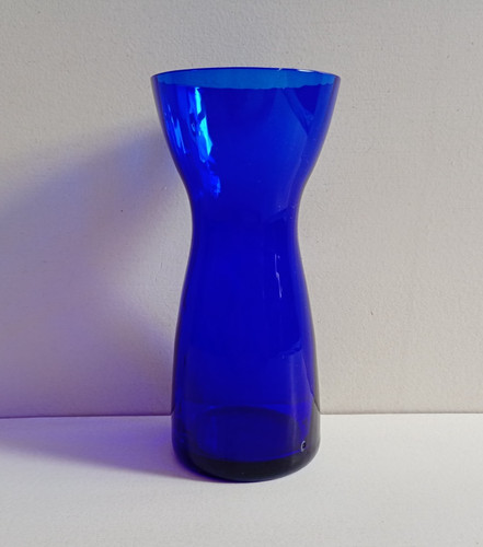 Vintage blue glass hyacinth - vintage,