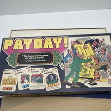 Vintage Payday Boardgame 1970s Complete in Box                         H16