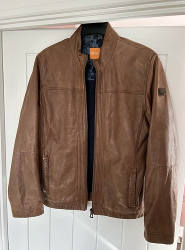 Rare hugo boss - tan, lamb