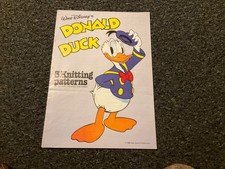 DONALD DUCK - GARY KENNEDY / INTARSIA - 3 KNITTING PATTERNS 4 PLY DISNEY