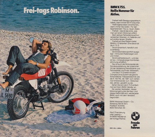 Bmw advertising - r, g/s