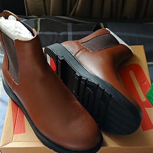 Fitflop men brown leather - men’s,