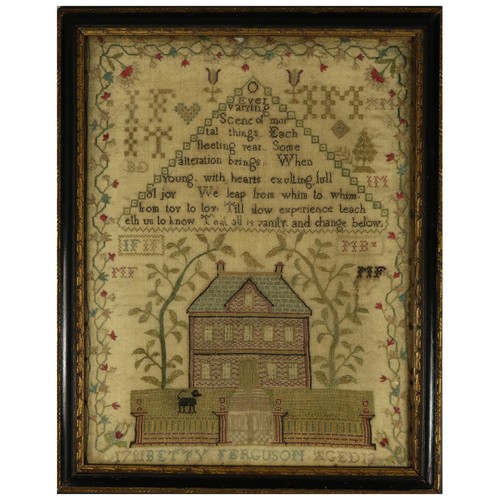 Antique scottish sampler - antique,