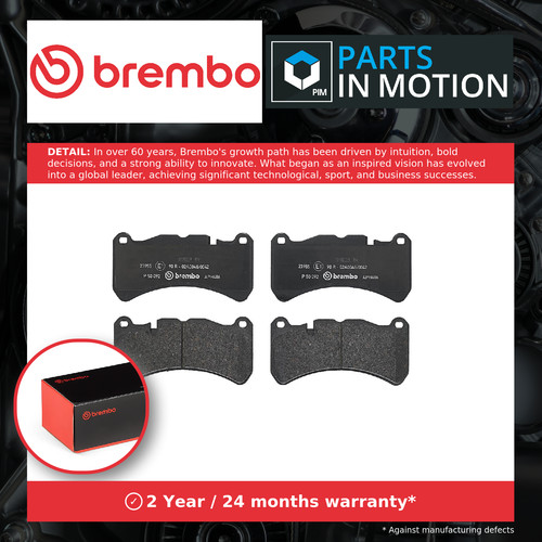 Brake pads set front p50092 - front,