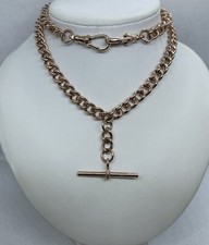 9ct Rose Gold Albert Style