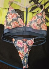 Vs Pink Bra Thong Set