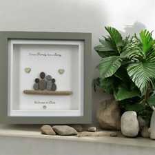 Personalised Family Pebble Art