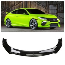 Front Bumper Lip Spoiler Splitter Body Kits Chins Gloss For Honda Civic 2007-19