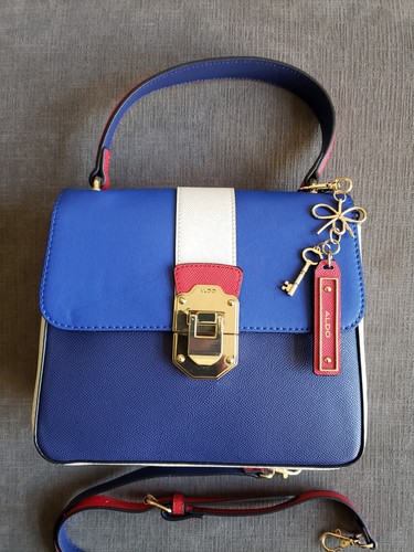 Aldo handbag purse red - red, white